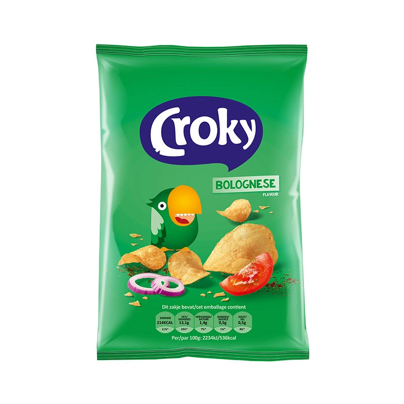 Croky Chips bolognese thick tasty 100 gram