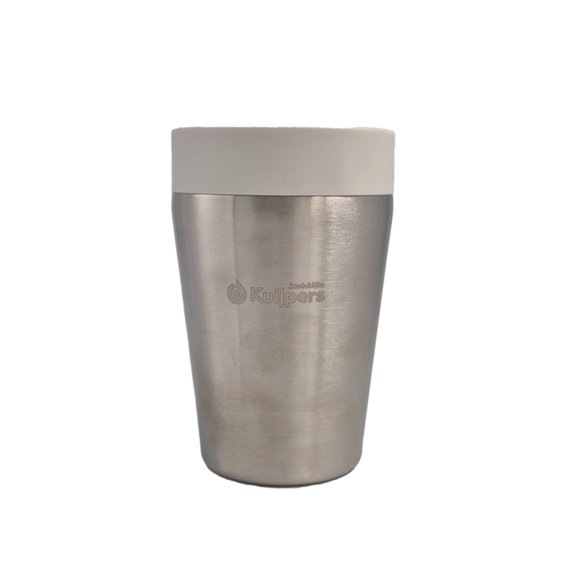 Coffee Cup Steel Kuijpers - wit