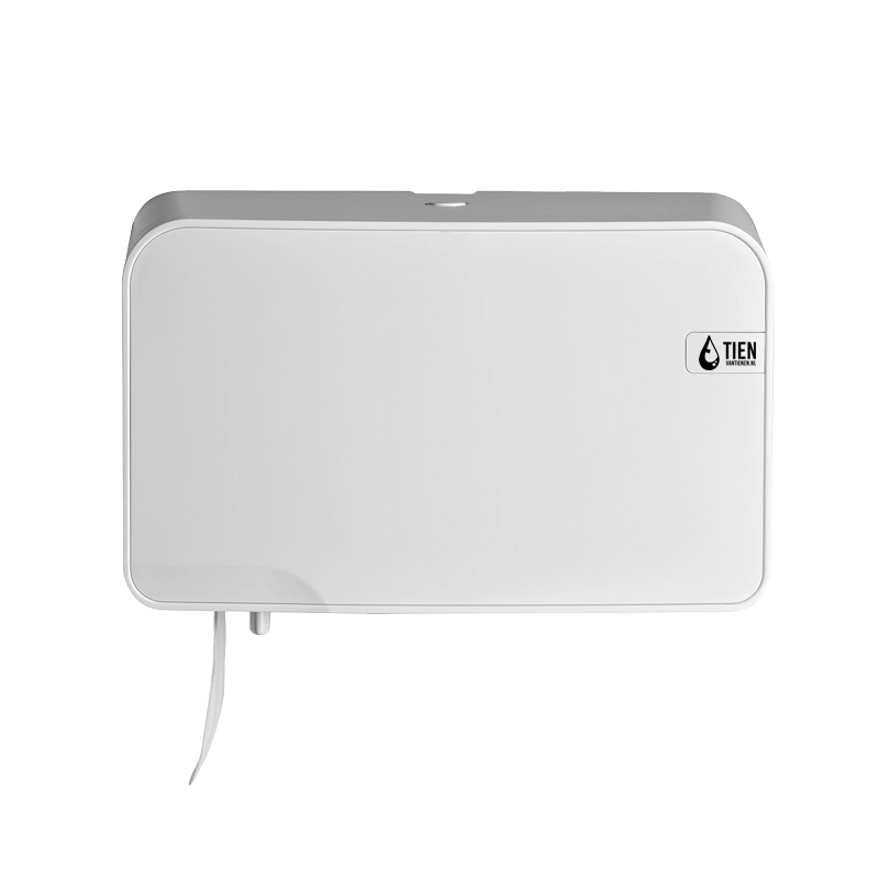 TIEN dispenser duo toiletrolhouder compact wit