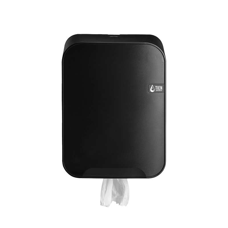 TIEN dispenser midi poetspapier zwart