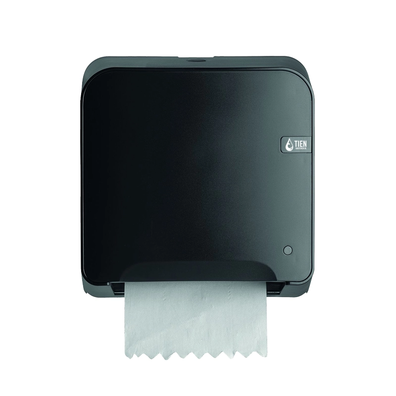 TIEN dispenser handdoekrol mini matic zwart