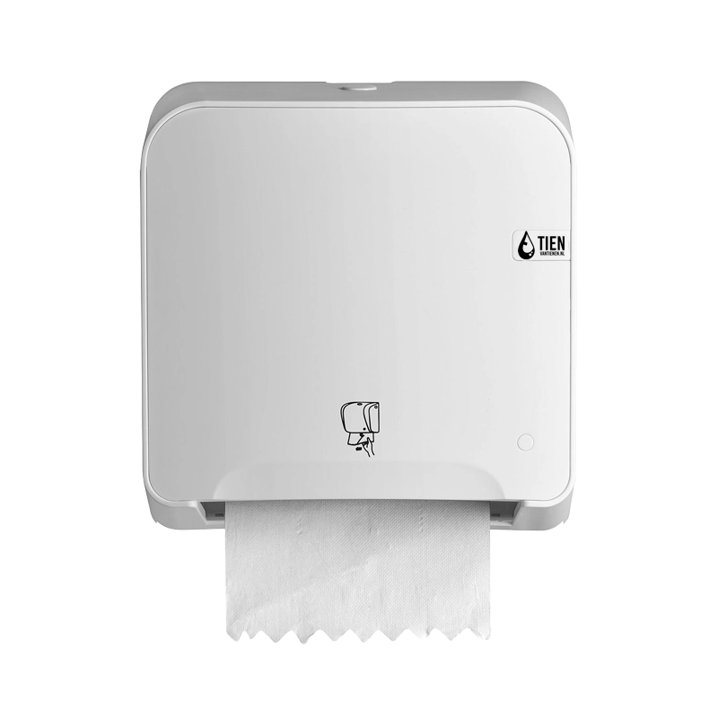 TIEN dispenser handdoekrol mini matic automatisch wit