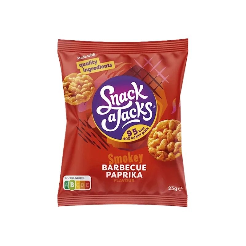 Snack-a-Jacks Crispy BBQ Paprika zakje 23 gram