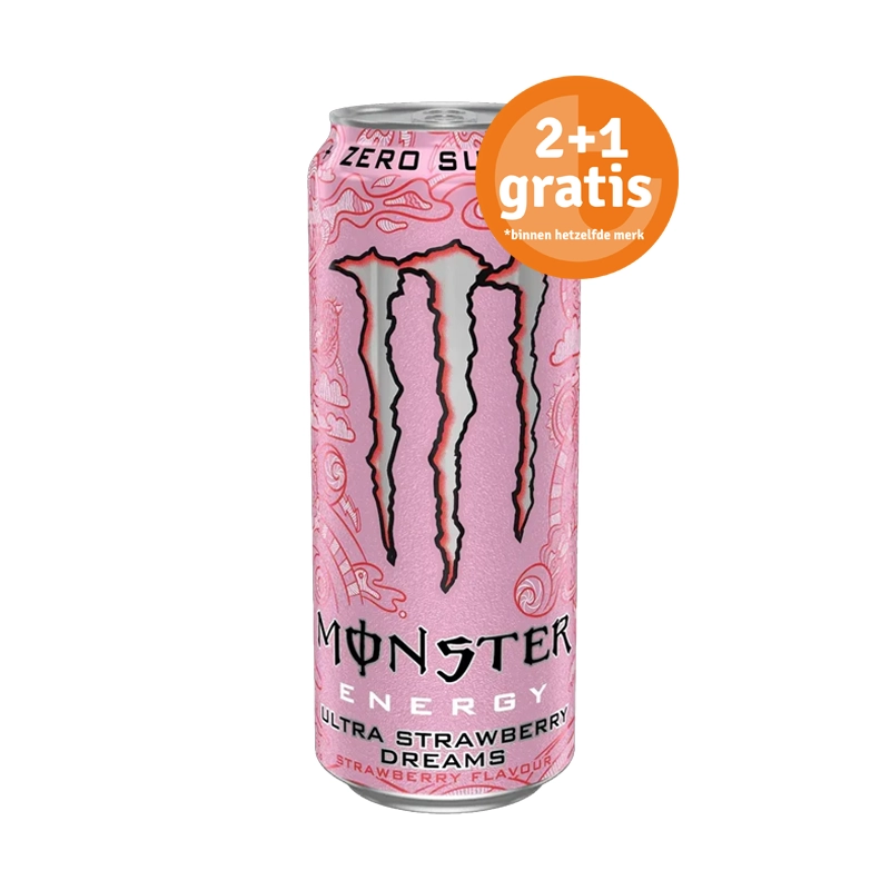 Monster Energy Ultra Strawberry Dream blik (12x50cl)