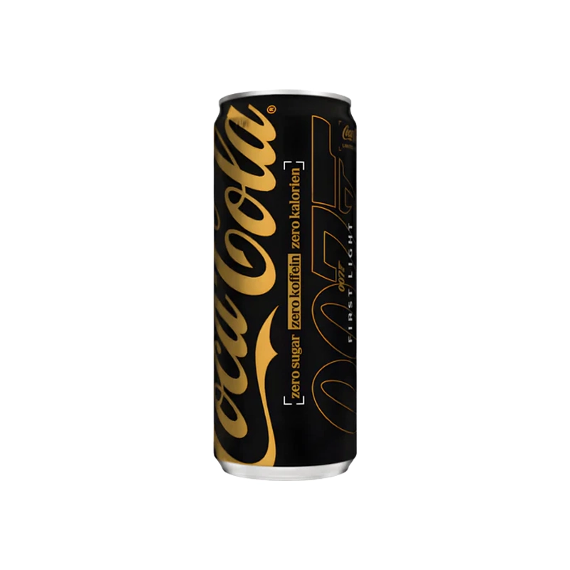 Coca-Cola Zero Sugar Zero Caffeine sleekcan (24x33cl)