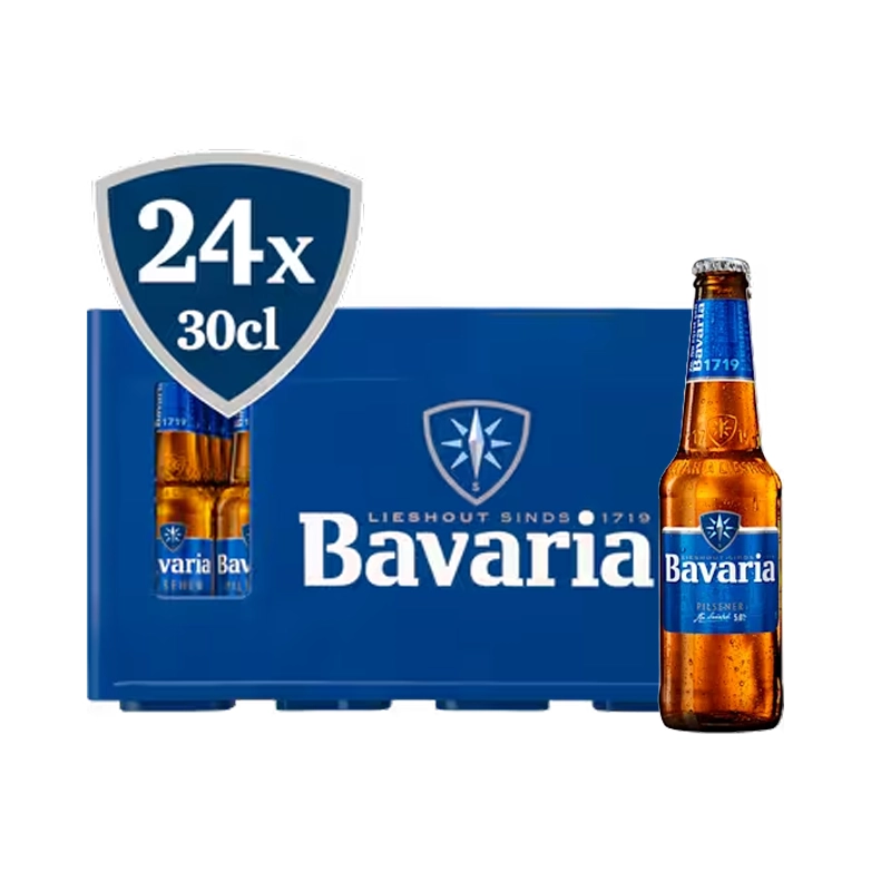 Bavaria bier krat 24x30cl