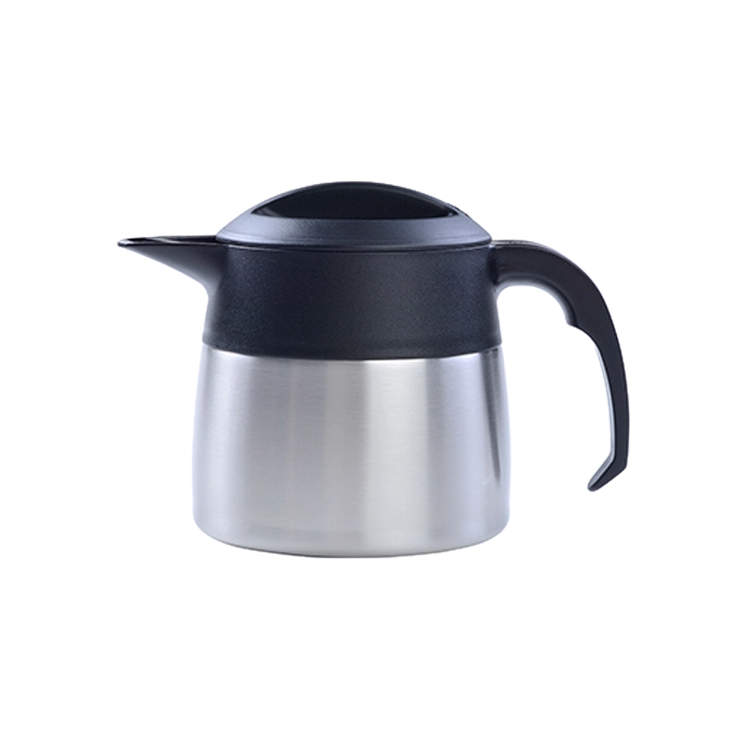 Rhea thermoskan RVS zwart 0,9 liter