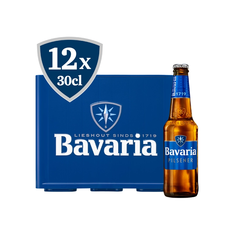 Bavaria bier krat 12x30cl