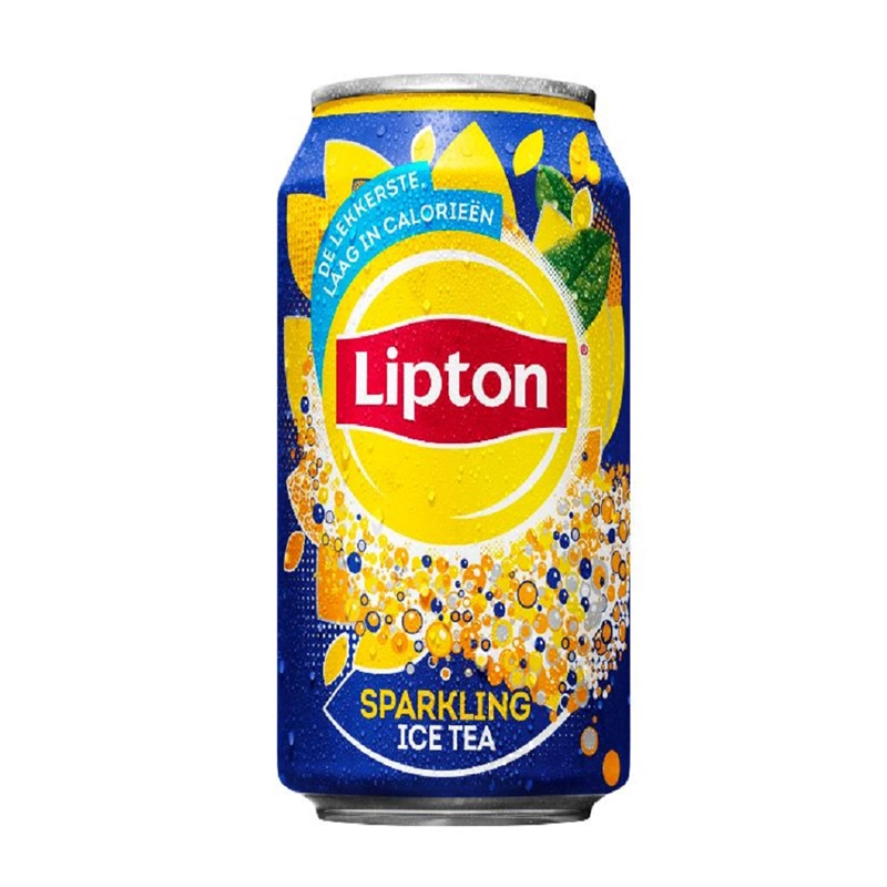 Lipton ice tea sparkling blik (24x 33 cl)