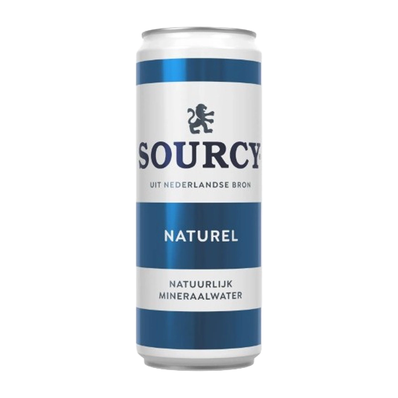 Sourcy mineraalwater naturel sleekcan (24x33cl)