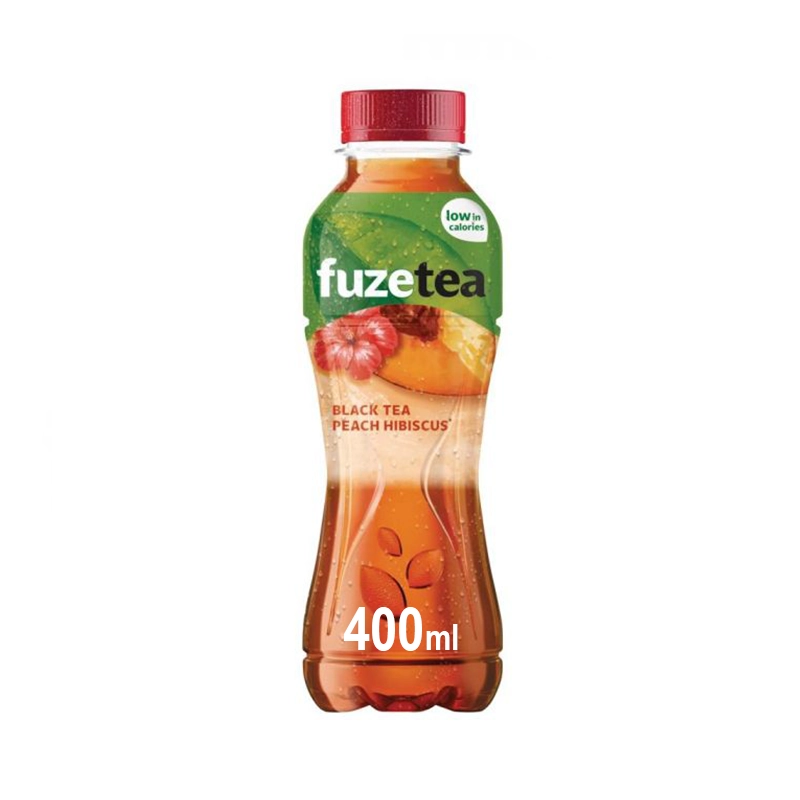 Fuze Tea black tea peach hibiscus PET (12x 40cl)