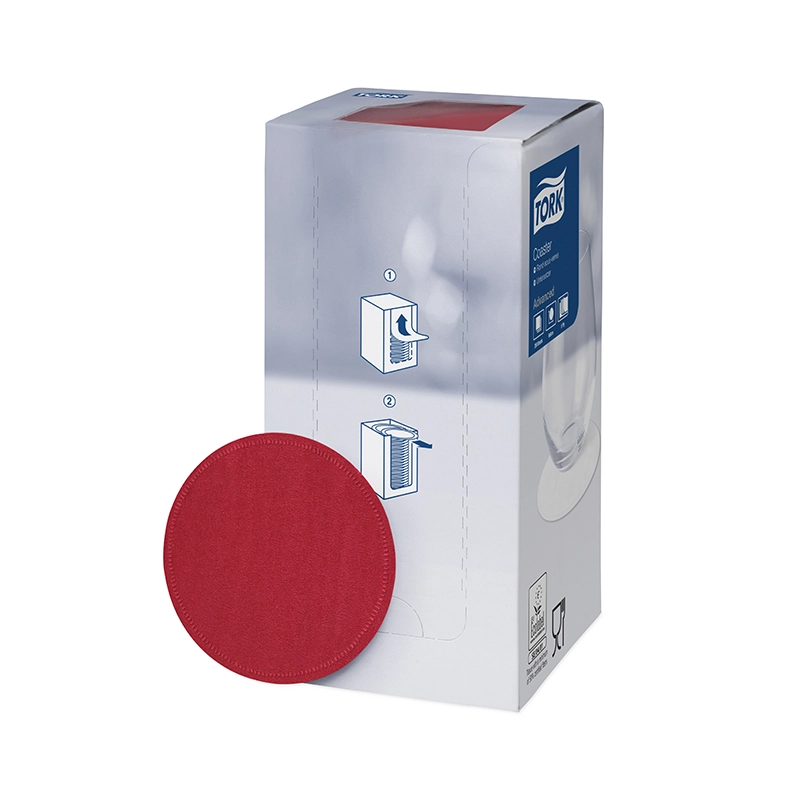 Tork onderzetters bordeaux