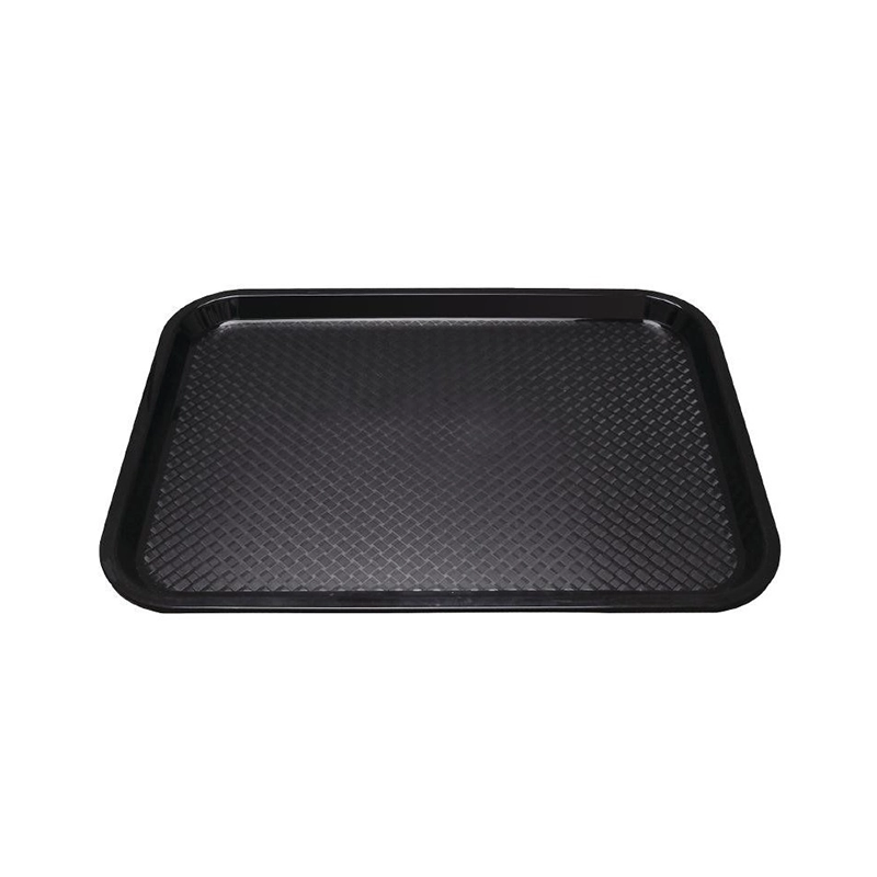 Dienblad antislip 45 x 35 cm zwart