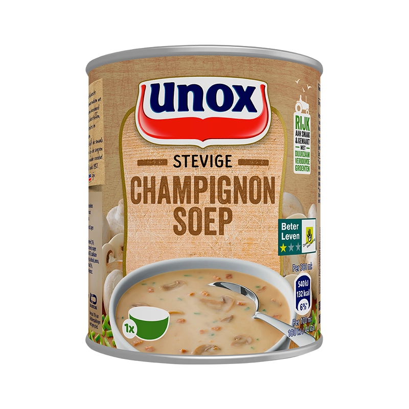 Unox stevige champignonsoep 800 ml