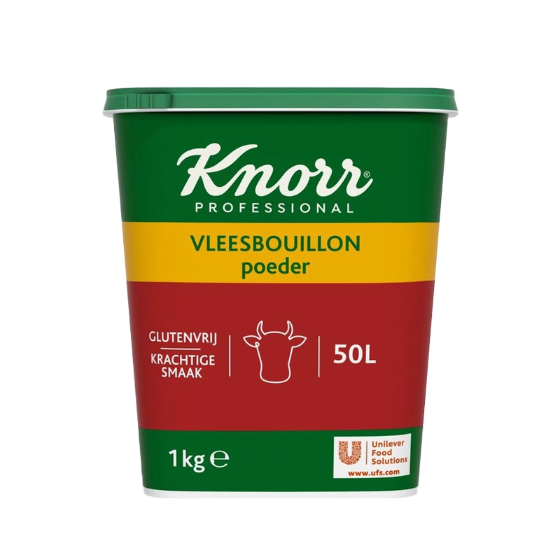 Knorr 1-2-3 vleesbouillon glutenvrij pak
