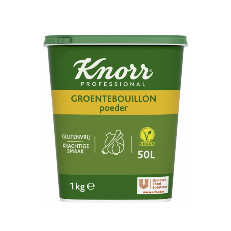 Knorr 1-2-3 groentebouillon glutenvrij pak