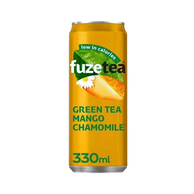Fuze tea green tea mango chamomile sleekcan (24 x 33 cl)