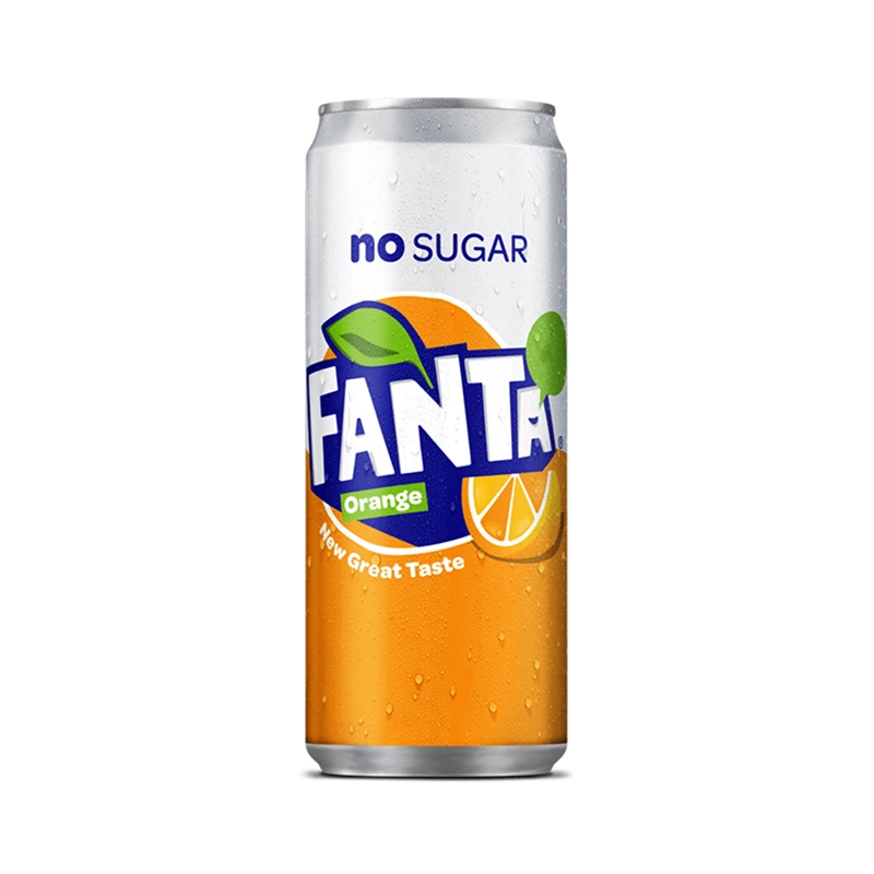 Fanta orange zero - sleekcan (24 x 33 cl)