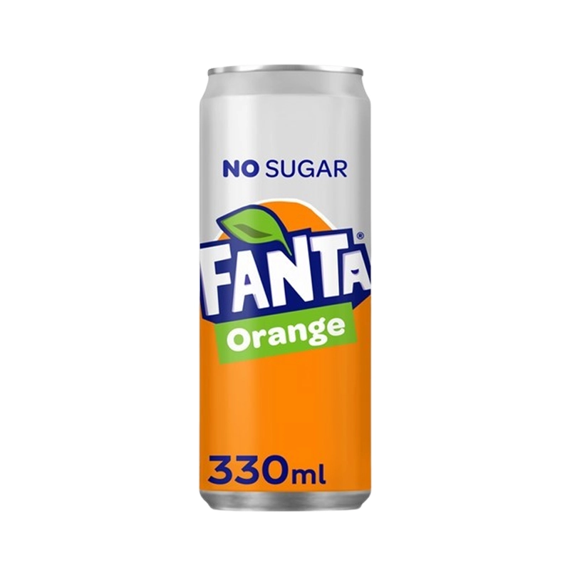 Fanta orange zero - sleekcan (24 x 33 cl)