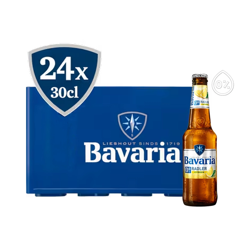 Bavaria radler citroen 0% krat