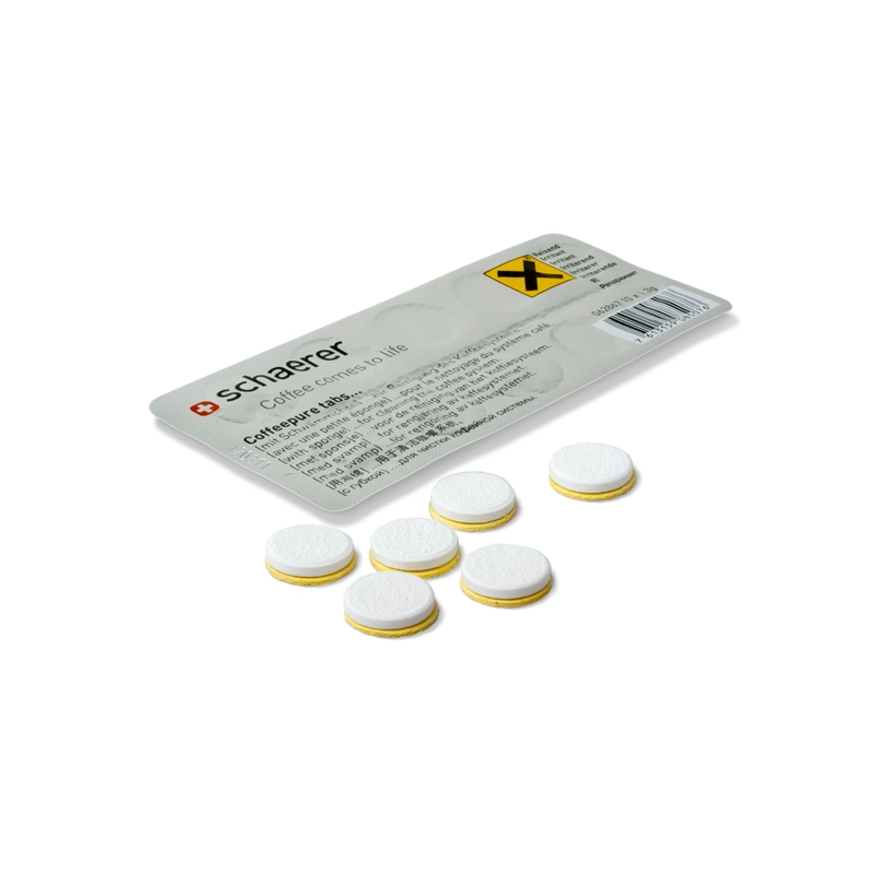 DE Schaerer Kamareta tabletten + spons