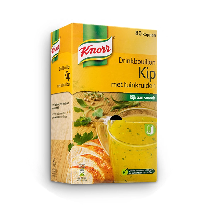 Knorr Drinkbouillon Kip met tuinkruiden